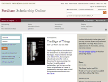 Tablet Screenshot of fordham.universitypressscholarship.com