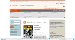 Desktop Screenshot of california.universitypressscholarship.com